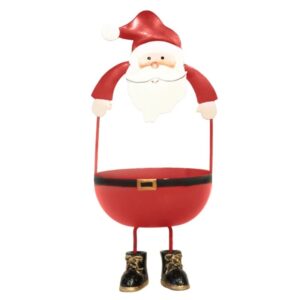 Photophore Noel pere noel fond blanc