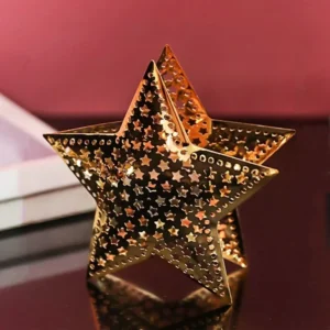 Photophore Noël Doré Étoile 2